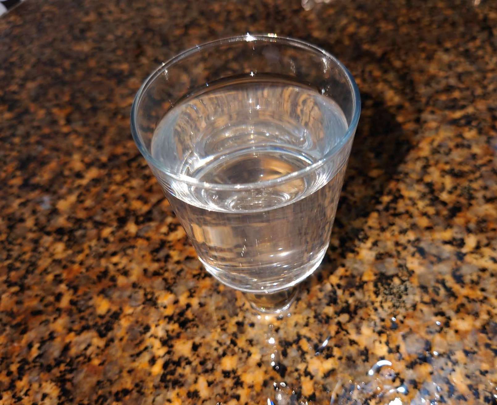 Collect the Distilled Water in Glass