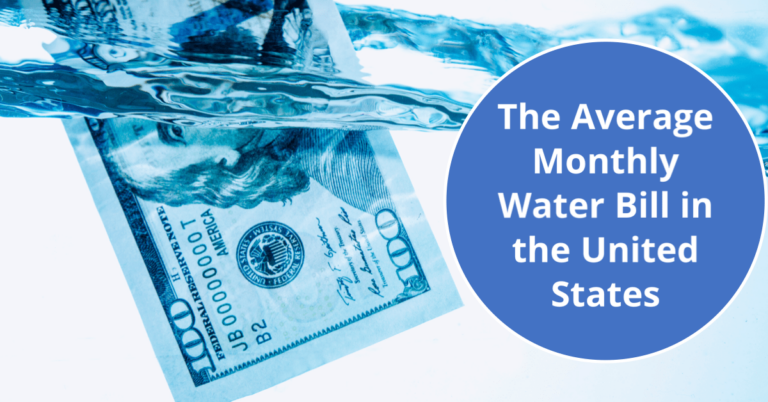 The Average Monthly Water Bill in the United States