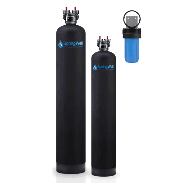 SpringWell CSF1 Water Filter and Salt Based Water Softener System